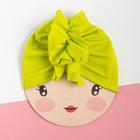 Шапочка Крошка Я «Тюрбан» жёлтый. р-р 48 - фото 799464804