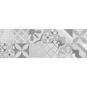 Плитка настенная Terrazzo пэчворк серый 198x598 (в упаковке 1,06 кв.м)