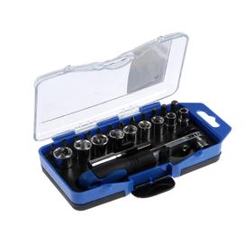 A set of bit and end heads TUNDRA, roting knobs, in plastic case, 23 subjects