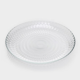 Тарелка десертная «Идиллия», d=19 см, цвет прозрачный