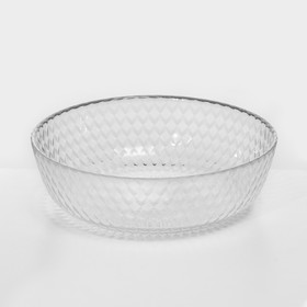 Тарелка суповая «Идиллия», d=18 см, цвет прозрачный