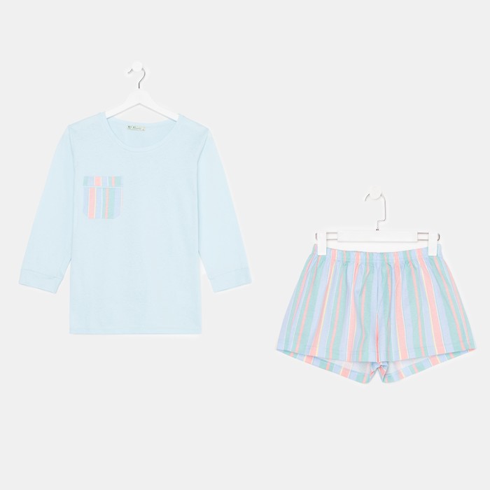 Female suit (Longle, Shorts) Blue color 