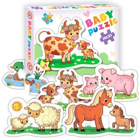 Пазл Baby puzzle «Мамы и малыши-2»