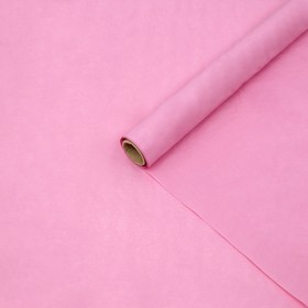 Бумага упаковочная тишью, розовая, 0,6 х 10 м