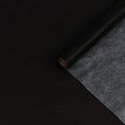 Бумага упаковочная тишью, черная, 0,6 х 10 м - фото 6736759