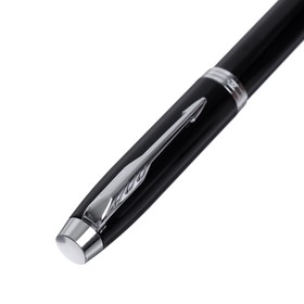 Ручка перьевая Parker IM Core F321 Black CT F, корпус из нержавеющей стали