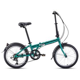 Велосипед 20" Forward Enigma 2.0, 2021, цвет зеленый/коричневый, размер 11"