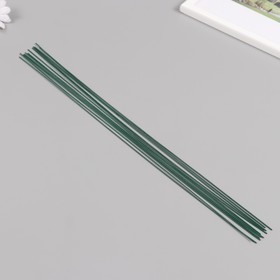 Проволока для творчества лакированная "Blumentag" 1.2 мм, 12 шт, 40 см, зеленый