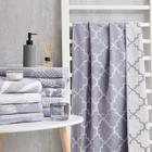 Полотенце махровое Этель Ornament серый, 70х130 см, 100% хл, велюр, 420 гр/м2 - фото 799533885