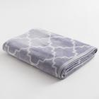 Полотенце махровое Этель Ornament серый, 70х130 см, 100% хл, велюр, 420 гр/м2 - фото 799533886