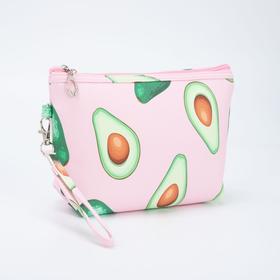 Косметичка-сумочка, отдел на молнии, с ручкой, цвет светло-розовый, «Авокадо» в Донецке