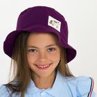 Панамка для девочки, цвет фиолетовый, размер 46-48 - фото 106815023