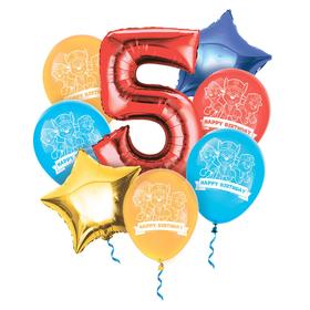 Воздушные шары, набор "С Днем Рождения 5 лет"