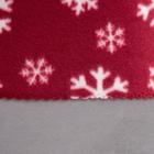 Плед «Снежинки» (вид 2) 150*200 см, пл.160 г/м2, 100% п/э - фото 799544085