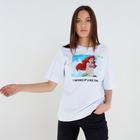 Футболка «Русалочка» Принцессы oversize, цвет белый 6487546 - фото 2767868