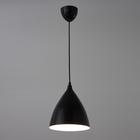 Светильник 2021/1, 40Вт Е14, цвет чёрный - фото 2597646