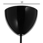 Светильник 2021/1, 40Вт Е14, цвет чёрный - фото 2597649