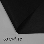 Материал мульчирующий, 5 × 3,2 м, плотность 60, с УФ-стабилизатором, чёрный