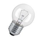 Лампа накаливания OSRAM CLASSIC P CL, E27, 40 Вт, 2700 К, 400 Лм 7016380 - фото 7168274