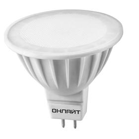 Лампа светодиодная "ОНЛАЙТ", GU5.3, 10 Вт, 4000 К, 750 Лм, рефлектор