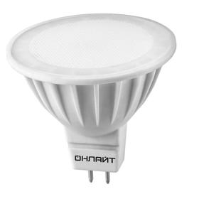 Лампа светодиодная "ОНЛАЙТ", GU5.3, 10 Вт, 6500 К, 750 Лм, рефлектор