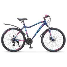Велосипед 26" Stels Miss-6100 MD, V030, цвет тёмно-синий, размер 17"