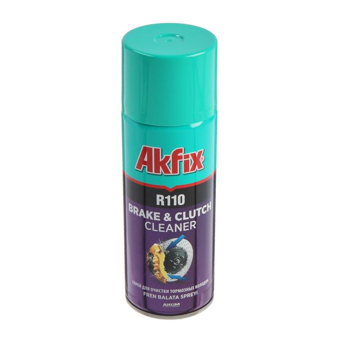 Очиститель тормозных колодок и сцепления Akfix R110, 400 мл