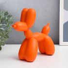 Сувенир полистоун "Воздушный шарик - собачка" оранжевый 19,5х7х18 см - фото 1050765