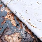 Бумага глянцевая "Мрамор", серый-бронзовый, 50 х 70 см 6967827