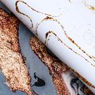 Бумага глянцевая "Мрамор", серый-бронзовый, 50 х 70 см 6967827