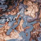 Бумага глянцевая "Мрамор", серый-бронзовый, 50 х 70 см 6967827