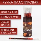 Ручка пластиковая «Золотой учитель», пластик, синяя паста - фото 6810862