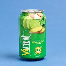 Напиток безалкогольный Vinut Мята, лайм, имбирь, 330 мл