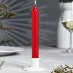 Свеча столовая ароматическая "Бархатная Роза", 17х2 см, 40 гр