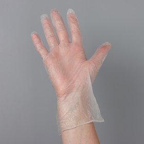 Перчатки виниловые неопудренные нестирильные John Pack, размер L, 100 шт/уп, цвет прозрачный