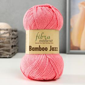 Пряжа "Bamboo Jazz"  50% Хлопок, 50% Бамбук 132м/50 гр (203 розовый)