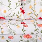 Постельное белье Этель 2 сп Flower field 175*215 см, 200*220 см, 70*70 см - 2 шт - фото 799585975