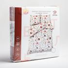 Постельное белье Этель 2 сп Flower field 175*215 см, 200*220 см, 70*70 см - 2 шт - фото 799585978