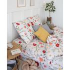 Постельное белье Этель 2 сп Flower field 175*215 см, 200*220 см, 70*70 см - 2 шт - фото 799767552