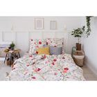 Постельное белье Этель 2 сп Flower field 175*215 см, 200*220 см, 70*70 см - 2 шт - фото 799767553