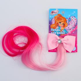 {{photo.Alt || photo.Description || 'Прядь для волос бант со стразой, градиент розовый, WINX'}}