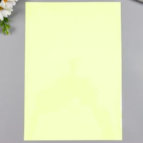 Наклейка флуоресцентная светящаяся формат "Зелёный" формат А4