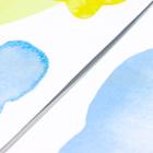 Наклейка пластик интерьерная цветная "Панда на месяце" 25х35 см набор 4 листа - фото 799588614