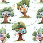 Самоклеящаяся антивандальная пленка для декора " Дом на дереве" 60х155 см - фото 3835245