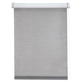 Рулонная штора блэкаут «Сканди», 100х230 см, цвет серый