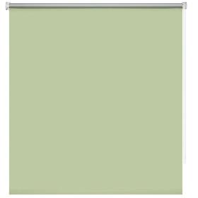 Рулонная штора блэкаут «Плайн», 100х160 см, цвет весенний зеленый