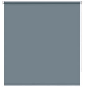Рулонная штора «Плайн», 100х160 см, цвет синяя сталь