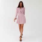 Платье женское мини MIST р. 44, розовый - фото 799623576