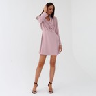 Платье женское мини MIST р. 44, розовый - фото 799623577