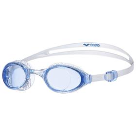 Очки для плавания ARENA Airsoft, голубые линзы, нерегулируемая переносица, голубая оправа
